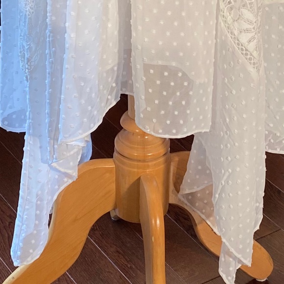 NWOT -  TAYLOR Halter Handkerchief Hem SheathDress - Picture 8 of 16